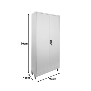 pak-378-000008-3 ΝΤΟΥΛΑΠΑ UGREN PAKOWORLD ΜΕΤΑΛΛΟ ΣΕ ΑΠΟΧΡΩΣΗ ΑΝΟΙΧΤΟ ΓΚΡΙ 90X40X190ΕΚ