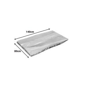 pak-379-000023-1 ΕΠΙΦΑΝΕΙΑ ΤΡΑΠΕΖΙΟΥ POZIER PAKOWORLD ΜΑΣΙΦ ΞΥΛΟ ΑΚΑΚΙΑΣ ΣΕ ΦΥΣΙΚΗ ΑΠΟΧΡΩΣΗ 140X80X4ΕΚ