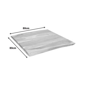 pak-379-000026-1 ΕΠΙΦΑΝΕΙΑ ΤΡΑΠΕΖΙΟΥ POZIER PAKOWORLD ΜΑΣΙΦ ΞΥΛΟ ΑΚΑΚΙΑΣ ΣΕ ΦΥΣΙΚΗ ΑΠΟΧΡΩΣΗ 80X80X4ΕΚ