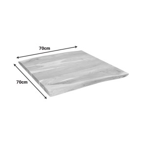 pak-379-000027-1 ΕΠΙΦΑΝΕΙΑ ΤΡΑΠΕΖΙΟΥ POZIER PAKOWORLD ΜΑΣΙΦ ΞΥΛΟ ΑΚΑΚΙΑΣ ΣΕ ΦΥΣΙΚΗ ΑΠΟΧΡΩΣΗ 70X70X4ΕΚ