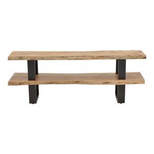 pak-379-000035-1 ΕΠΙΠΛΟ ΤΗΛΕΟΡΑΣΗΣ FUJI PAKOWORLD ΜΑΣΙΦ ΞΥΛΟ ΑΚΑΚΙΑΣ ΣΕ ΦΥΣΙΚΗ ΑΠΟΧΡΩΣΗ ΜΕ ΜΑΥΡΑ ΜΕΤΑΛΛΙΚΑ ΠΟΔΙΑ 140X40X52ΕΚ