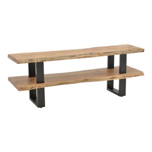 pak-379-000035 ΕΠΙΠΛΟ ΤΗΛΕΟΡΑΣΗΣ FUJI PAKOWORLD ΜΑΣΙΦ ΞΥΛΟ ΑΚΑΚΙΑΣ ΣΕ ΦΥΣΙΚΗ ΑΠΟΧΡΩΣΗ ΜΕ ΜΑΥΡΑ ΜΕΤΑΛΛΙΚΑ ΠΟΔΙΑ 140X40X52ΕΚ