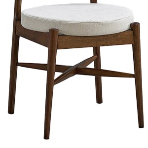 pak-381-000004-3 ΚΑΡΕΚΛΑ RAUDI PAKOWORLD RUBBERWOOD ΣΕ ΚΑΡΥΔΙ-ΕΚΡΟΥ ΑΠΟΧΡΩΣΗ 45.5X45.5X81ΕΚ