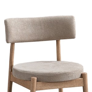 pak-381-000005-2 ΚΑΡΕΚΛΑ RAUDI PAKOWORLD RUBBERWOOD ΣΕ ΦΥΣΙΚΗ-ΕΚΡΟΥ ΑΠΟΧΡΩΣΗ 45.5X45.5X81ΕΚ