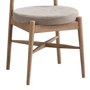 pak-381-000005-3 ΚΑΡΕΚΛΑ RAUDI PAKOWORLD RUBBERWOOD ΣΕ ΦΥΣΙΚΗ-ΕΚΡΟΥ ΑΠΟΧΡΩΣΗ 45.5X45.5X81ΕΚ