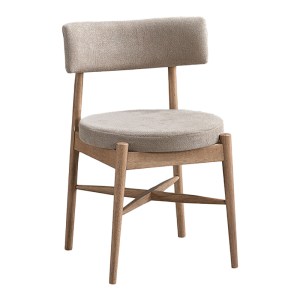 pak-381-000005 ΚΑΡΕΚΛΑ RAUDI PAKOWORLD RUBBERWOOD ΣΕ ΦΥΣΙΚΗ-ΕΚΡΟΥ ΑΠΟΧΡΩΣΗ 45.5X45.5X81ΕΚ
