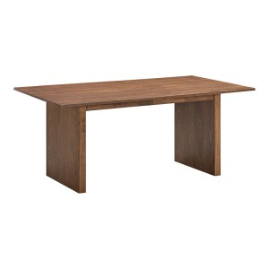 pak-381-000008 ΤΡΑΠΕΖΙ ELEGANZA PAKOWORLD MDF ΣΕ ΚΑΡΥΔΙ ΑΠΟΧΡΩΣΗ 180X99X75.8ΕΚ