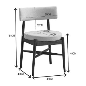 pak-381-000010-5 ΤΡΑΠΕΖΑΡΙΑ ELEGANZA-RAUDI PAKOWORLD ΣΕΤ 7ΤΕΜ MDF ΣΕ ΚΑΡΥΔΙ-ΕΚΡΟΥ ΑΠΟΧΡΩΣΗ 180X99X75.8ΕΚ