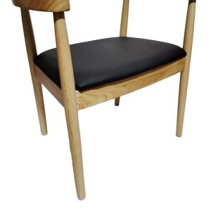 pak-382-000001-6 ΠΟΛΥΘΡΟΝΑ JOUBE PAKOWORLD RUBBERWOOD ΣΕ ΦΥΣΙΚΗ ΑΠΟΧΡΩΣΗ ΜΕ ΜΑΥΡΟ PU ΜΑΞΙΛΑΡΙ 50X62X72ΕΚ