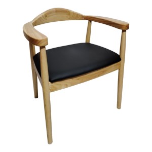 pak-382-000001 ΠΟΛΥΘΡΟΝΑ JOUBE PAKOWORLD RUBBERWOOD ΣΕ ΦΥΣΙΚΗ ΑΠΟΧΡΩΣΗ ΜΕ ΜΑΥΡΟ PU ΜΑΞΙΛΑΡΙ 50X62X72ΕΚ