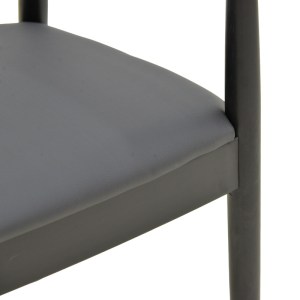 pak-382-000002-7 ΠΟΛΥΘΡΟΝΑ JOUBE PAKOWORLD RUBBERWOOD ΣΕ ΜΑΥΡΗ ΑΠΟΧΡΩΣΗ ΜΕ ΜΑΥΡΟ PU ΜΑΞΙΛΑΡΙ 59X48X73ΕΚ