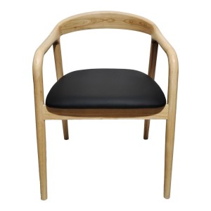 pak-382-000007-4 ΠΟΛΥΘΡΟΝΑ HOGIE PAKOWORLD RUBBERWOOD ΣΕ ΦΥΣΙΚΗ ΑΠΟΧΡΩΣΗ ΜΕ ΜΑΥΡΟ PU ΜΑΞΙΛΑΡΙ 61X60X76ΕΚ
