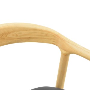 pak-382-000007-6 ΠΟΛΥΘΡΟΝΑ HOGIE PAKOWORLD RUBBERWOOD ΣΕ ΦΥΣΙΚΗ ΑΠΟΧΡΩΣΗ ΜΕ ΜΑΥΡΟ PU ΜΑΞΙΛΑΡΙ 61X60X76ΕΚ