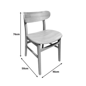pak-382-000008-1 ΚΑΡΕΚΛΑ LUMNIA PAKOWORLD RUBBERWOOD ΣΕ ΦΥΣΙΚΗ ΑΠΟΧΡΩΣΗ 46X50X76ΕΚ