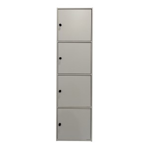 pak-383-000013-2 ΝΤΟΥΛΑΠΙ-ΣΤΗΛΗ GABINO PAKOWORLD ΣΕ ΛΕΥΚΗ ΑΠΟΧΡΩΣΗ 40X39X158ΕΚ