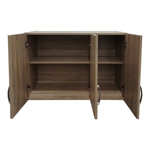 pak-383-000066-2 ΠΑΤΑΡΙ ΝΤΟΥΛΑΠΑΣ ΤΡΙΦΥΛΛΟ LEGO PAKOWORLD ΣΕ OAK ΑΠΟΧΡΩΣΗ 90X41.5X60ΕΚ