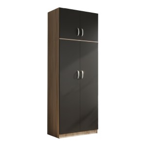 pak-383-000086 ΝΤΟΥΛΑΠΑ ΔΙΦΥΛΛΗ ΚΑΙ ΠΑΤΑΡΙ LEGO PAKOWORLD ΣΕ SONOMA-ΑΝΘΡΑΚΙ ΑΠΟΧΡΩΣΗ 80X42X240ΕΚ