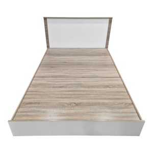 pak-383-000096-4 ΚΡΕΒΑΤΙ ATHOS PAKOWORLD ΣΕ SONOMA-ΛΕΥΚΗ ΑΠΟΧΡΩΣΗ 140X200ΕΚ