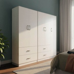 pak-383-000186 ΝΤΟΥΛΑΠΑ ΠΕΝΤΑΦΥΛΛΗ LEGO PAKOWORLD ΛΕΥΚΗ 170X42X180ΕΚ