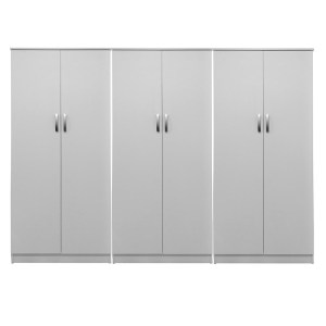 pak-383-000189-2 ΝΤΟΥΛΑΠΑ ΕΞΑΦΥΛΛΗ LEGO ΙΙ PAKOWORLD ΛΕΥΚΗ 240X42X180ΕΚ