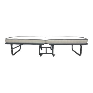 pak-386-000003-1 ΚΡΕΒΑΤΙ ΠΤΥΣΣΟΜΕΝΟ ΜΕ ΣΤΡΩΜΑ KAMU PAKOWORLD ΣΕ ΜΑΥΡΗ ΑΠΟΧΡΩΣΗ 75X190ΕΚ