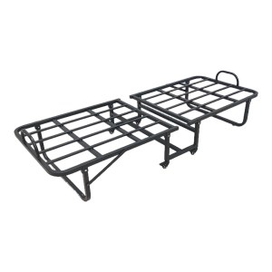 pak-386-000003-2 ΚΡΕΒΑΤΙ ΠΤΥΣΣΟΜΕΝΟ ΜΕ ΣΤΡΩΜΑ KAMU PAKOWORLD ΣΕ ΜΑΥΡΗ ΑΠΟΧΡΩΣΗ 75X190ΕΚ