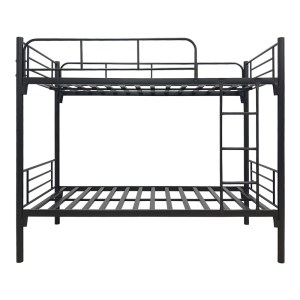 pak-386-000004-1 ΚΡΕΒΑΤΙ-ΚΟΥΚΕΤΑ BELIT PAKOWORLD ΜΕΤΑΛΛΙΚΟ ΣΕ ΜΑΥΡΗ ΑΠΟΧΡΩΣΗ 90X190ΕΚ