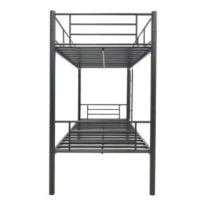 pak-386-000004-4 ΚΡΕΒΑΤΙ-ΚΟΥΚΕΤΑ BELIT PAKOWORLD ΜΕΤΑΛΛΙΚΟ ΣΕ ΜΑΥΡΗ ΑΠΟΧΡΩΣΗ 90X190ΕΚ