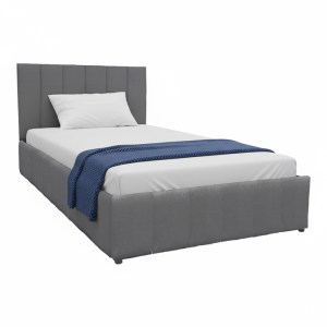 pak-388-000017 ΚΡΕΒΑΤΙ SNUGGLE PAKOWORLD ΜΕ ΑΠΟΘΗΚΕΥΤΙΚΟ ΧΩΡΟ ΒΕΛΟΥΔΟ ΑΝΘΡΑΚΙ 120X200ΕΚ
