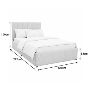pak-388-000019-7 ΚΡΕΒΑΤΙ SNUGGLE PAKOWORLD ΜΕ ΑΠΟΘΗΚΕΥΤΙΚΟ ΧΩΡΟ ΥΦΑΣΜΑ ΜΠΕΖ 120X200ΕΚ