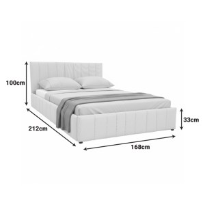 pak-388-000023-3 ΚΡΕΒΑΤΙ SNUGGLE PAKOWORLD ΜΕ ΑΠΟΘΗΚΕΥΤΙΚΟ ΧΩΡΟ ΥΦΑΣΜΑ ΜΠΕΖ 160X200ΕΚ