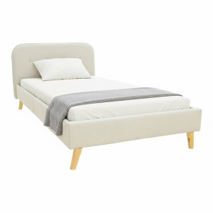 pak-388-000025 ΚΡΕΒΑΤΙ LUMILUX PAKOWORLD ΥΦΑΣΜΑ ΣΕ ΜΠΕΖ ΑΠΟΧΡΩΣΗ 100X200ΕΚ