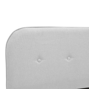 pak-388-000026-4 ΚΡΕΒΑΤΙ LUMILUX PAKOWORLD ΥΦΑΣΜΑ ΣΕ ΓΚΡΙ ΑΠΟΧΡΩΣΗ 100X200ΕΚ