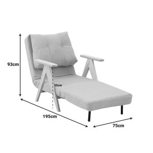 pak-392-000013-5 ΠΟΛΥΘΡΟΝΑ-ΚΡΕΒΑΤΙ RESTYL PAKOWORLD RUBBERWOOD- ΜΠΟΥΚΛΕ ΥΦΑΣΜΑ ΣΕ ΚΡΕΜ ΑΠΟΧΡΩΣΗ 75X60X93ΕΚ