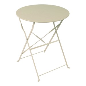 pak-400-000004 ΤΡΑΠΕΖΙ BISTRO PAKOWORLD ΜΕΤΑΛΛΙΚΟ ΑΝΑΔΙΠΛΟΥΜΕΝΟ ΣΕ ΜΠΕΖ ΑΠΟΧΡΩΣΗ Φ60X71ΕΚ