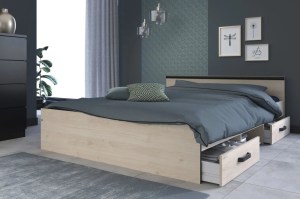 pol-161323519 ΚΡΕΒΑΤΙ NOVEL-140 X 190-FUSIKO-MAVRO