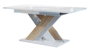 pol-162409139 ΤΡΑΠΕΖΙ BRONX ΕΠΕΚΤΕΙΝΟΜΕΝΟ -LEUKO - SONOMA