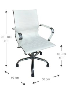 pol-162883839 ΚΑΡΕΚΛΑ ΓΡΑΦΕΙΟΥ CYGON LOW-LEUKO