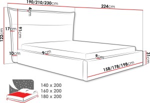 pol-_wtinkus ΕΠΕΝΔΥΜΕΝΟ ΚΡΕΒΑΤΙ TINKUS-140 X 200