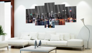 pol-a1-acrylglasbild171_2_1 ΠΙΝΑΚΑΣ ΣΕ ΑΚΡΥΛΙΚΟ ΓΥΑΛΙ - GREY SKY [GLASS] - 200X100