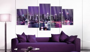pol-a1-acrylglasbild173_2_1 ΠΙΝΑΚΑΣ ΣΕ ΑΚΡΥΛΙΚΟ ΓΥΑΛΙ - PURPLE SKY [GLASS] - 200X100