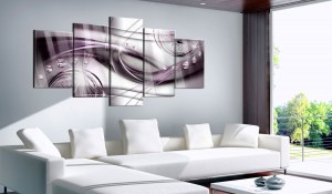 pol-a1-acrylglasbild205_2_1 ΠΙΝΑΚΑΣ ΣΕ ΑΚΡΥΛΙΚΟ ΓΥΑΛΙ - VIOLET GLOW [GLASS] - 100X50