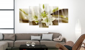 pol-a1-acrylglasbild253_2_1 ΠΙΝΑΚΑΣ ΣΕ ΑΚΡΥΛΙΚΟ ΓΥΑΛΙ - MODERN LILY [GLASS] - 100X50