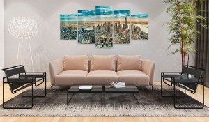 pol-a1-acrylglasbild327_2_1 ΠΙΝΑΚΑΣ ΣΕ ΑΚΡΥΛΙΚΟ ΓΥΑΛΙ - NY: DREAM CITY [GLASS] - 200X100