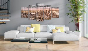 pol-a1-acrylglasbild331_2_1 ΠΙΝΑΚΑΣ ΣΕ ΑΚΡΥΛΙΚΟ ΓΥΑΛΙ - NEW YORK CITY: MORNING SKY [GLASS] - 200X100