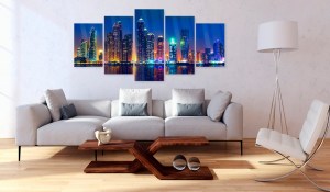 pol-a1-acrylglasbild335_2_1 ΠΙΝΑΚΑΣ ΣΕ ΑΚΡΥΛΙΚΟ ΓΥΑΛΙ - NIGHTS IN DUBAI [GLASS] - 100X50