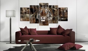 pol-a1-acrylglasbild359_2_1 ΠΙΝΑΚΑΣ ΣΕ ΑΚΡΥΛΙΚΟ ΓΥΑΛΙ - GUARD OF THE JUNGLE [GLASS] - 200X100