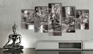 pol-a1-acrylglasbild367_2_1 ΠΙΝΑΚΑΣ ΣΕ ΑΚΡΥΛΙΚΟ ΓΥΑΛΙ - SILVER SERENITY [GLASS] - 200X100