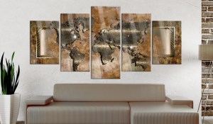 pol-a1-acrylglasbild387_2_1 ΠΙΝΑΚΑΣ ΣΕ ΑΚΡΥΛΙΚΟ ΓΥΑΛΙ - STEEL MAP [GLASS] - 100X50