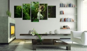 pol-a1-n1435_2_1 ΠΙΝΑΚΑΣ - LOST IN GREENERY 200X100